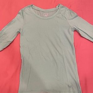 Justice Turquoise Long Sleeve Shirt